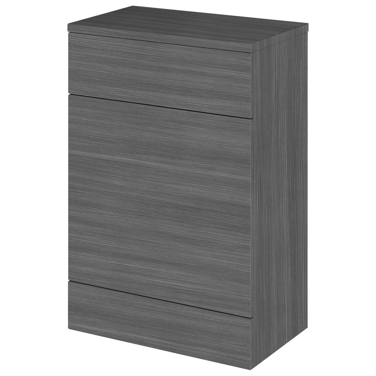 600 Wc Unit (355Mm Deep)       - Grey Woodgrain