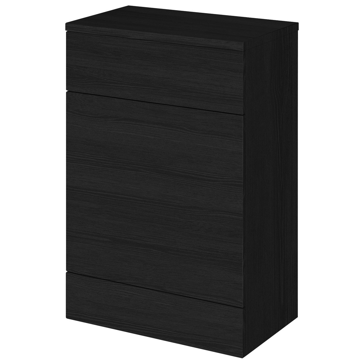 600 Wc Unit (355Mm Deep)       - Black Woodgrain