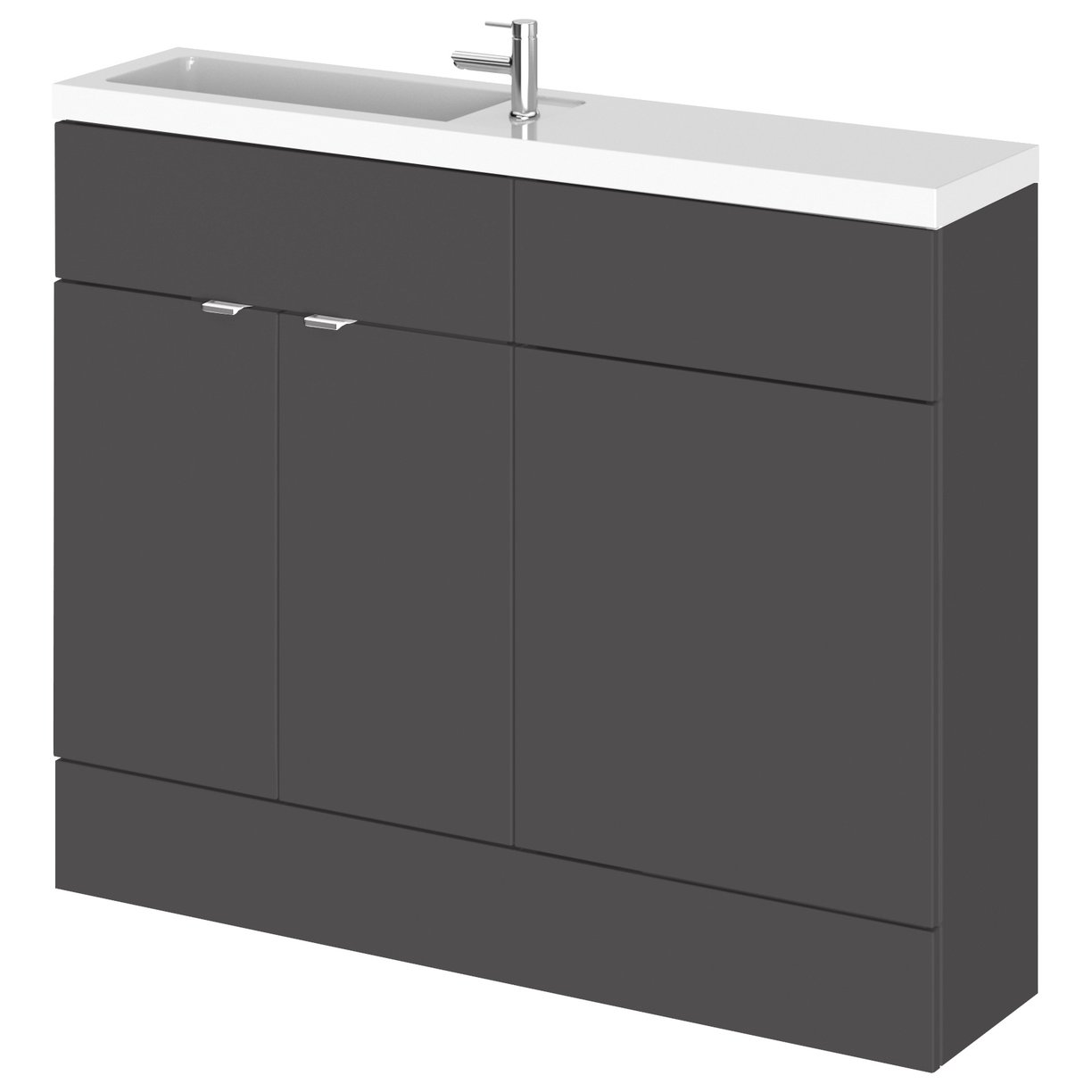 1100Mm Combination - Compact - Gloss Grey