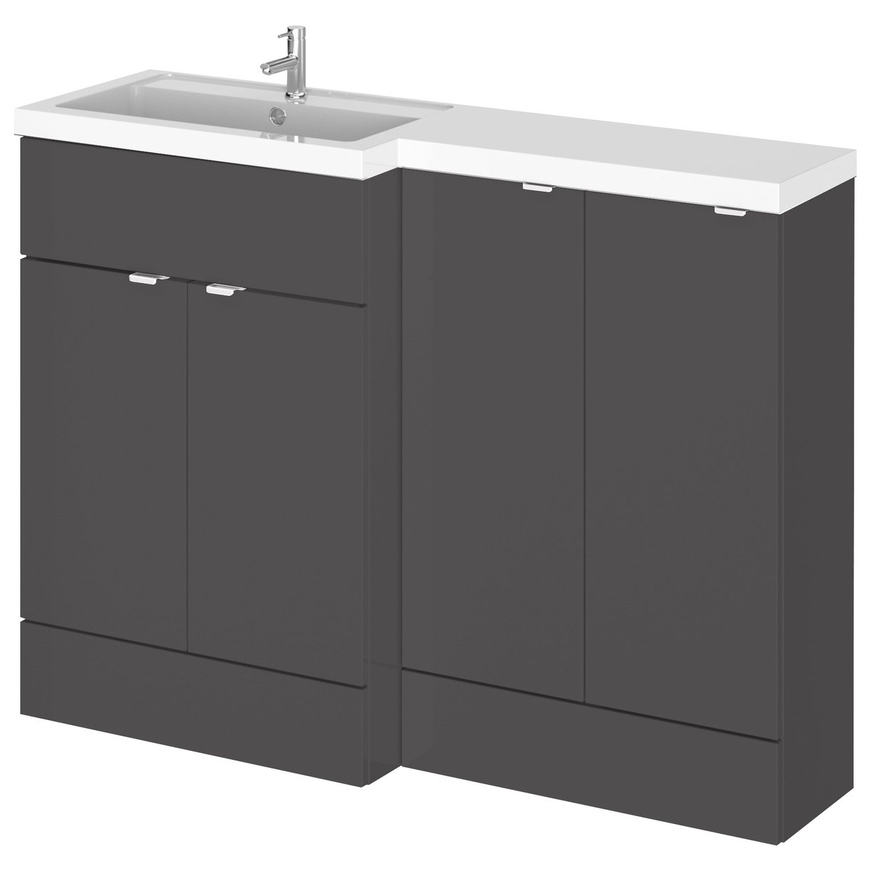 1200Mm Combination - Fd Option 2 - Lh - Gloss Grey