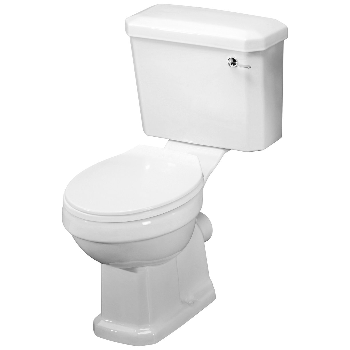 Close Coupled Pan Cistern & Seat - White