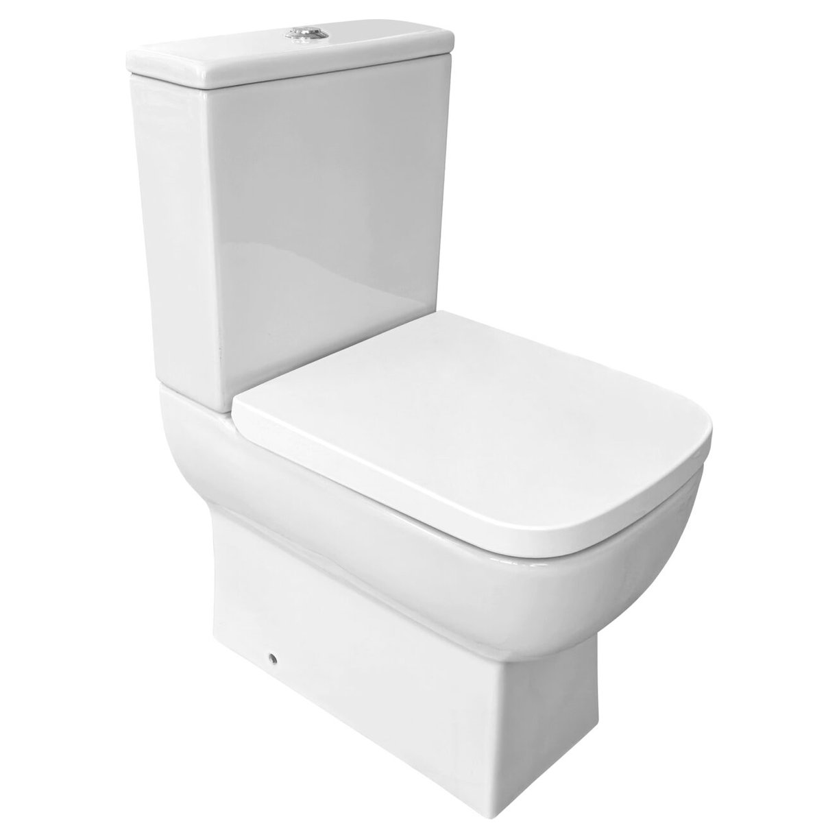Choices Rimless Closed Back WC Pan, Cistern & Soft Close Seat