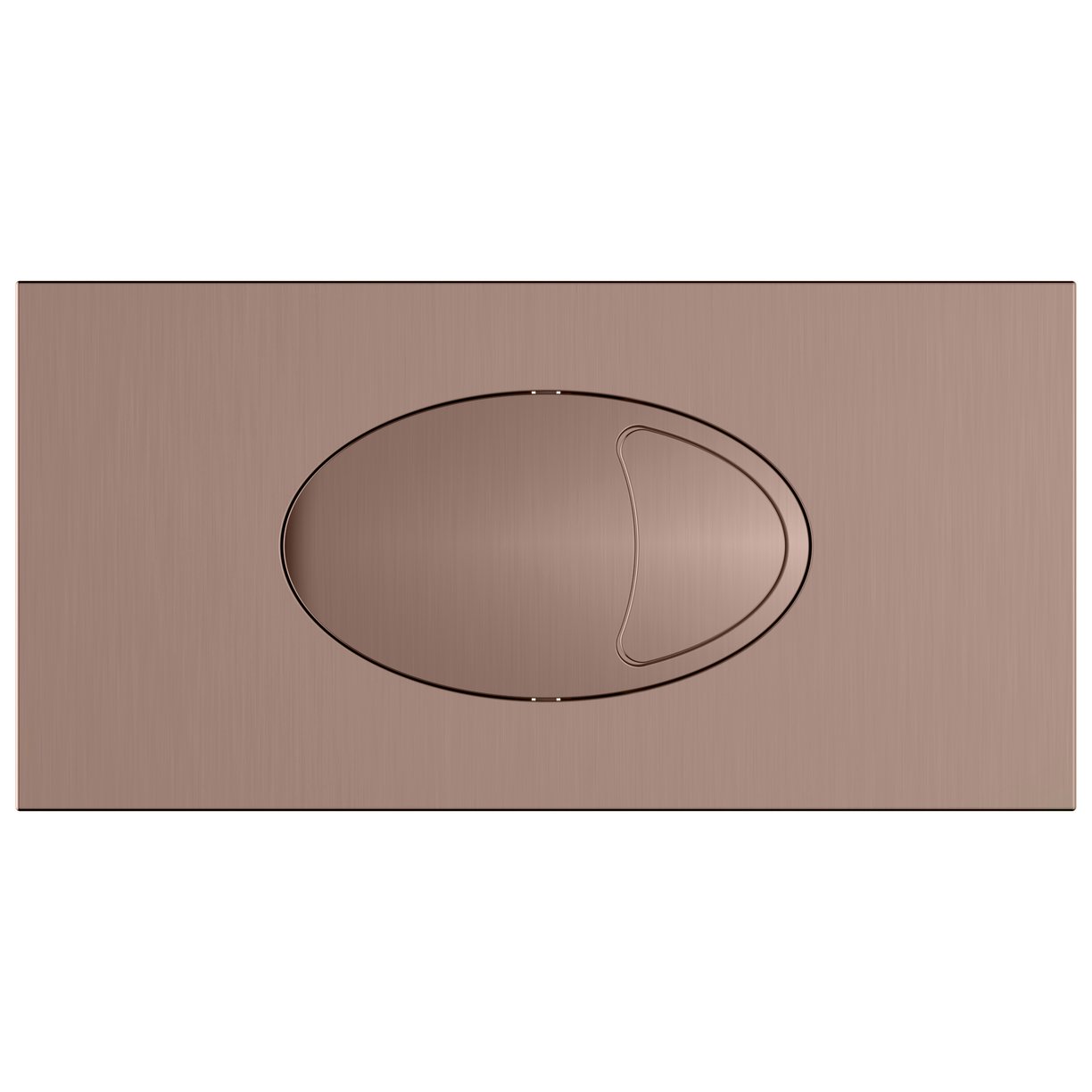 Large Bronze dual flush plate & access panel 240x120mm