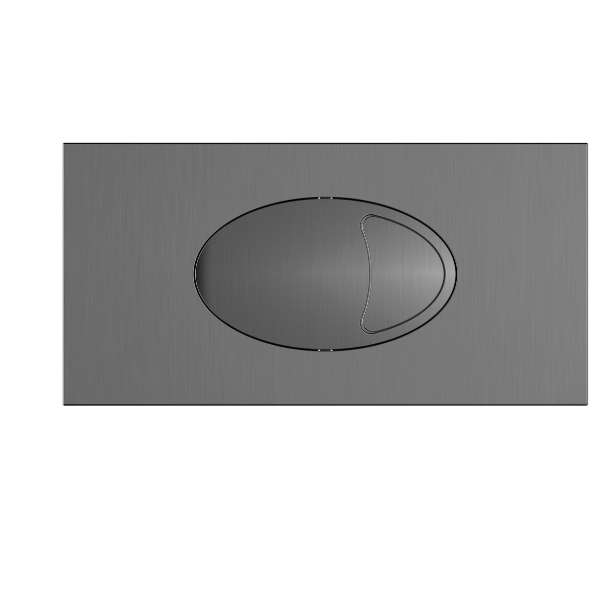 Large Gunmetal dual flush plate & access panel 240x120mm