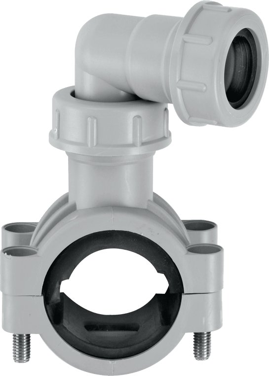 McAlpine pipe clamp 19/23mm grey CLAMP1GR