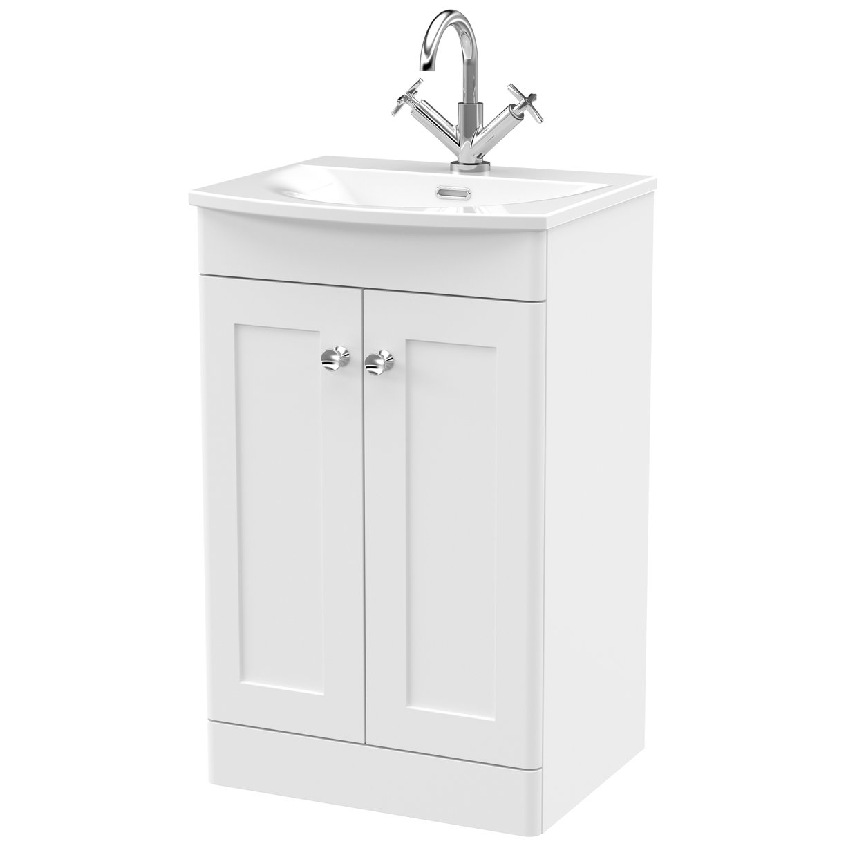 500 Floor Standing Unit With Curved Basin