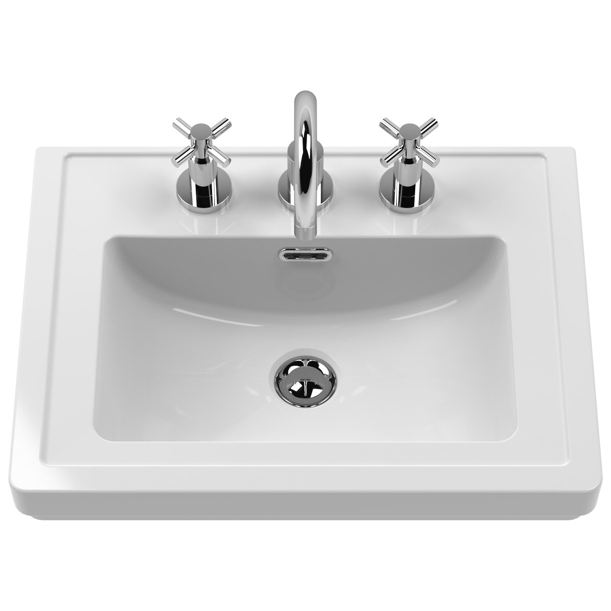 600 F/S 2-Door Unit & Basin 1TH