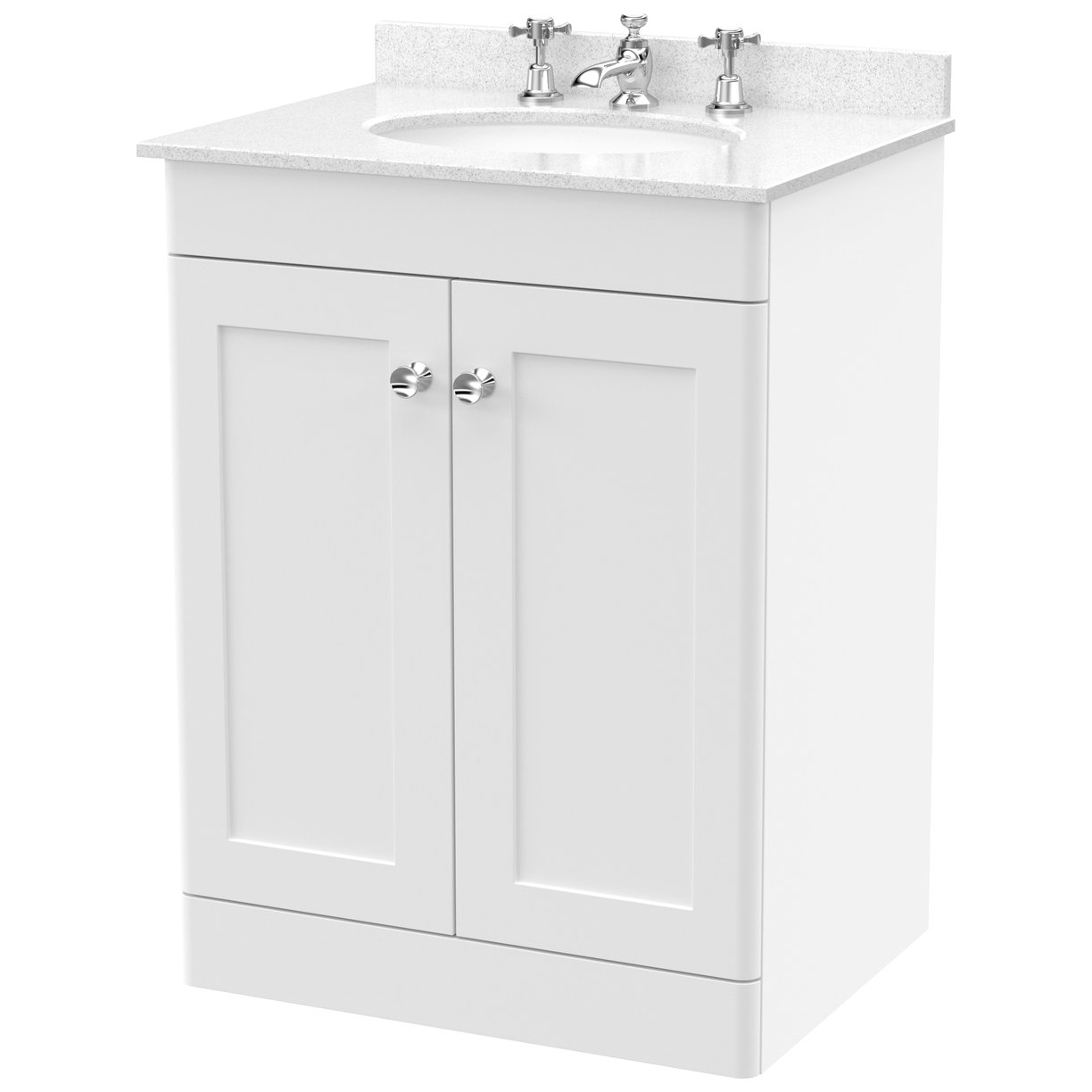 600 F/S 2-Door Unit & Marble Top 3TH