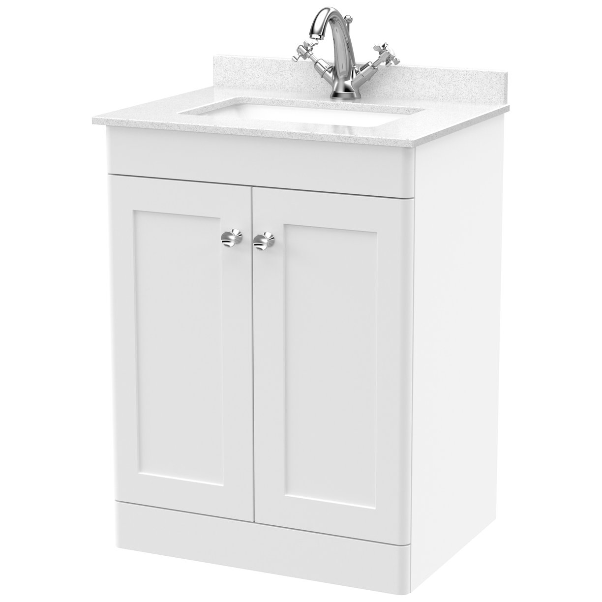 600 F/S 2-Door Unit & Marble Top 1TH