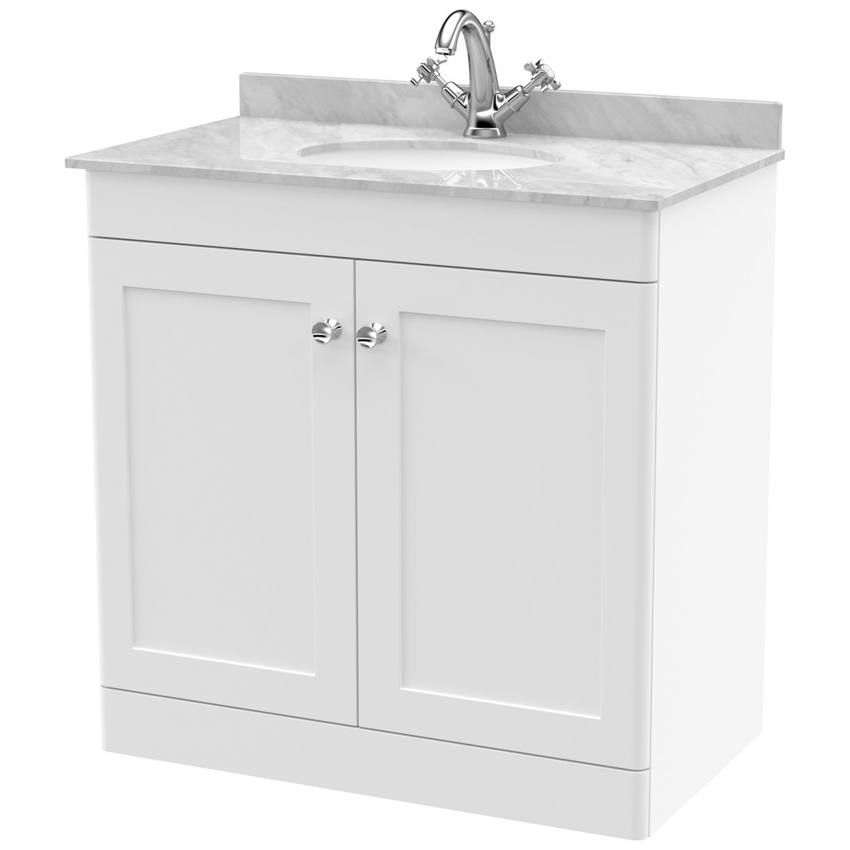 800 F/S 2-Door Unit & Marble Top 1TH
