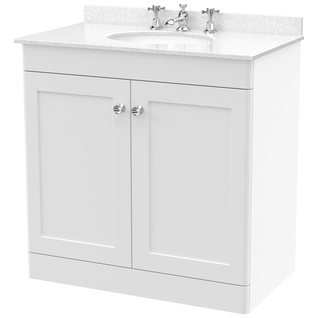 800 F/S 2-Door Unit & Marble Top 3TH
