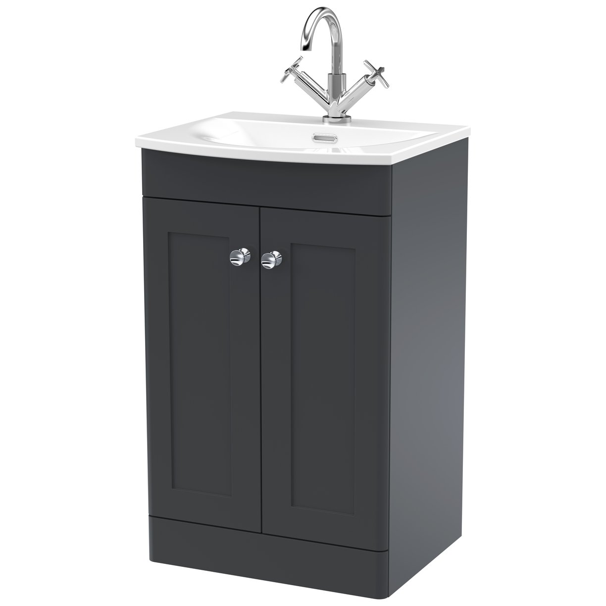 500 Floor Standing Unit With Curved Basin