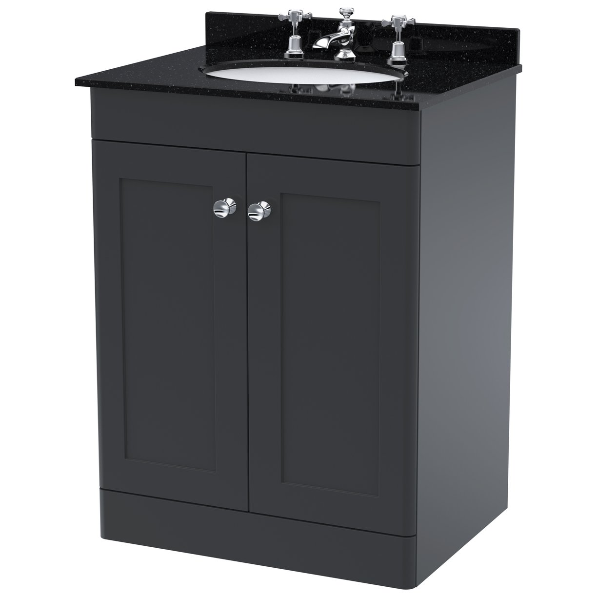 600 F/S 2-Door Unit & Marble Top 3TH