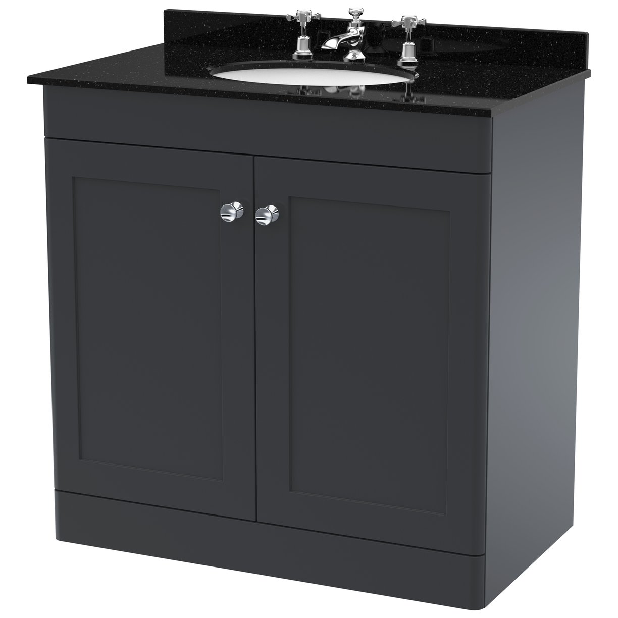 800 F/S 2-Door Unit & Marble Top 3TH