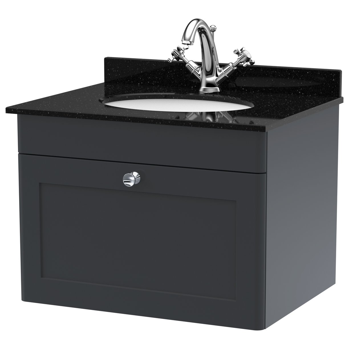 600 W/H 1-Drawer Unit & Marble Top 1TH