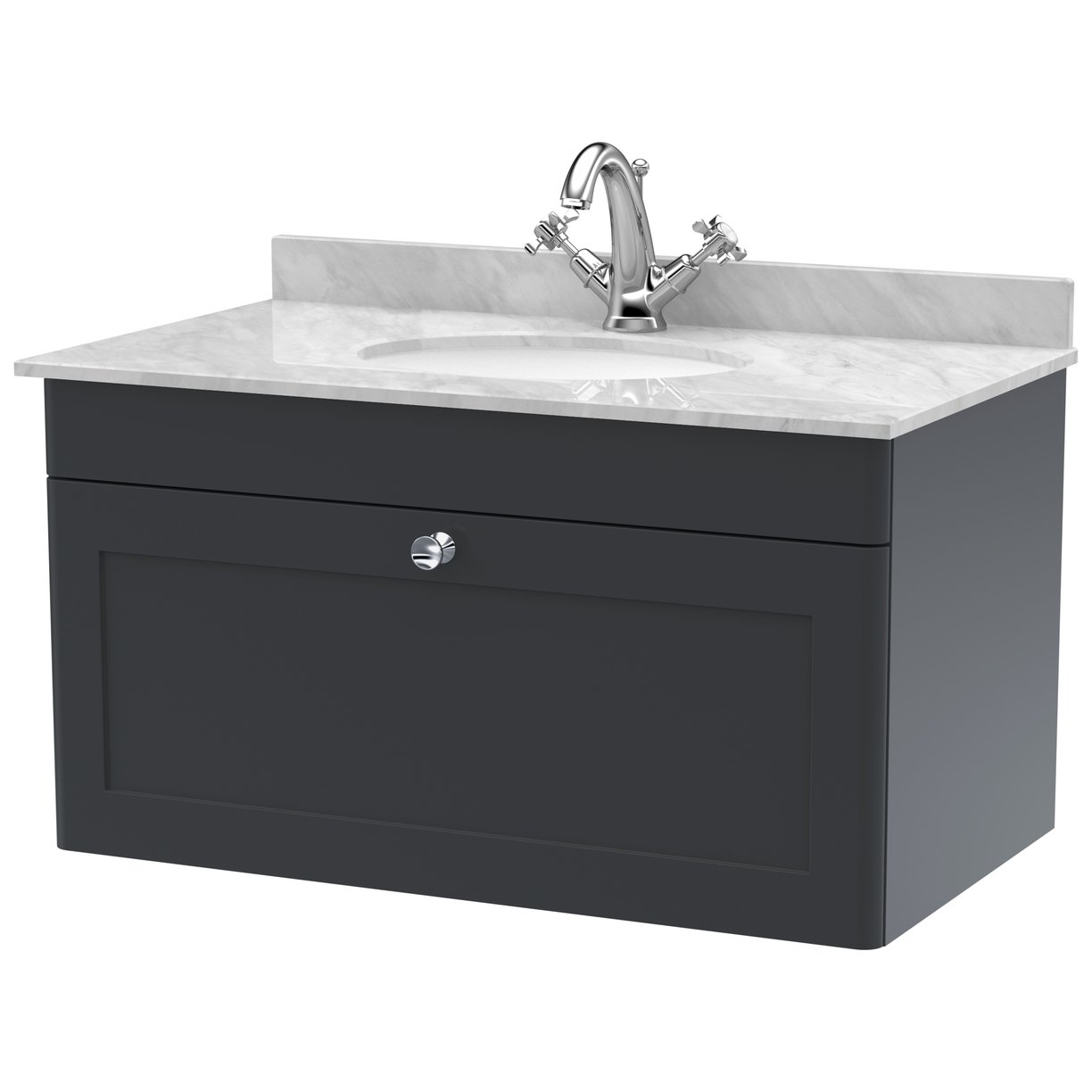 800 W/H 1-Drawer Unit & Marble Top 1TH