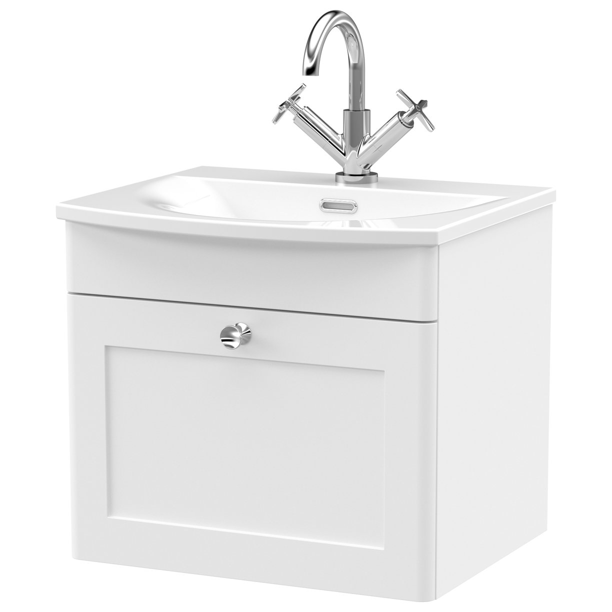 500 Wall Hung Unit With Curved Basin