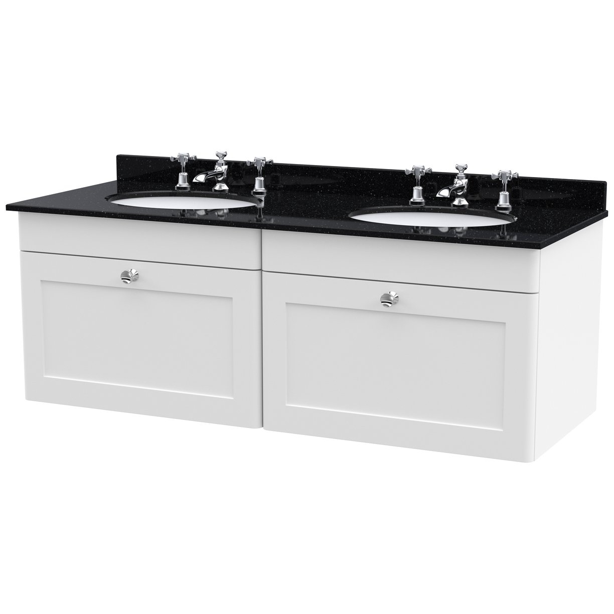 1200 W/H 2-Drawer Unit & Marble Top
