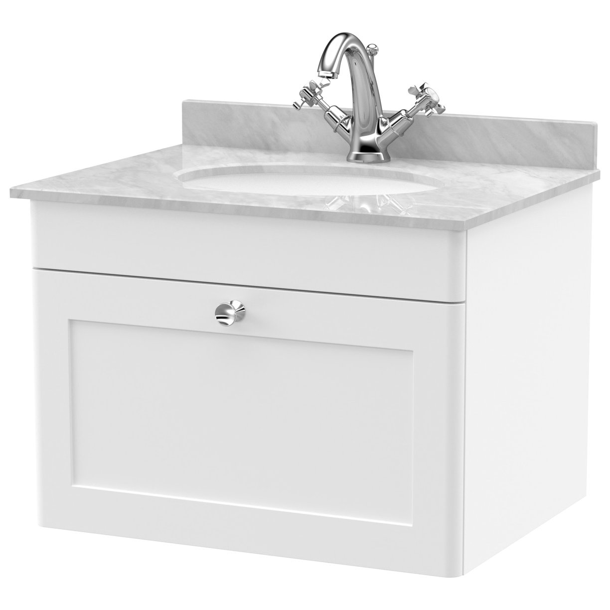 600 W/H 1-Drawer Unit & Marble Top 1TH