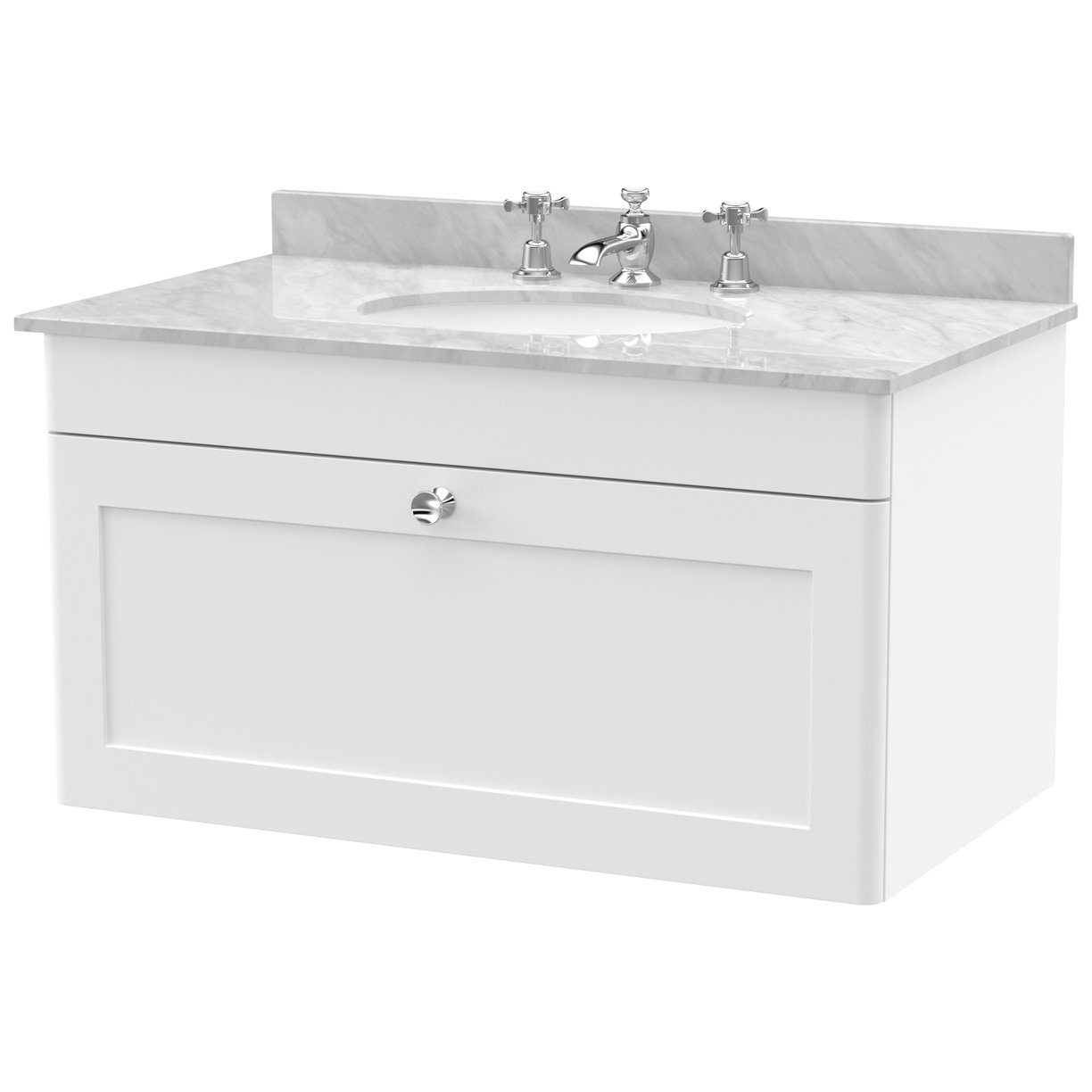 800 W/H 1-Drawer Unit & Marble Top 3TH