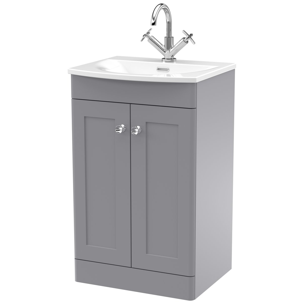 500 Floor Standing Unit With Curved Basin