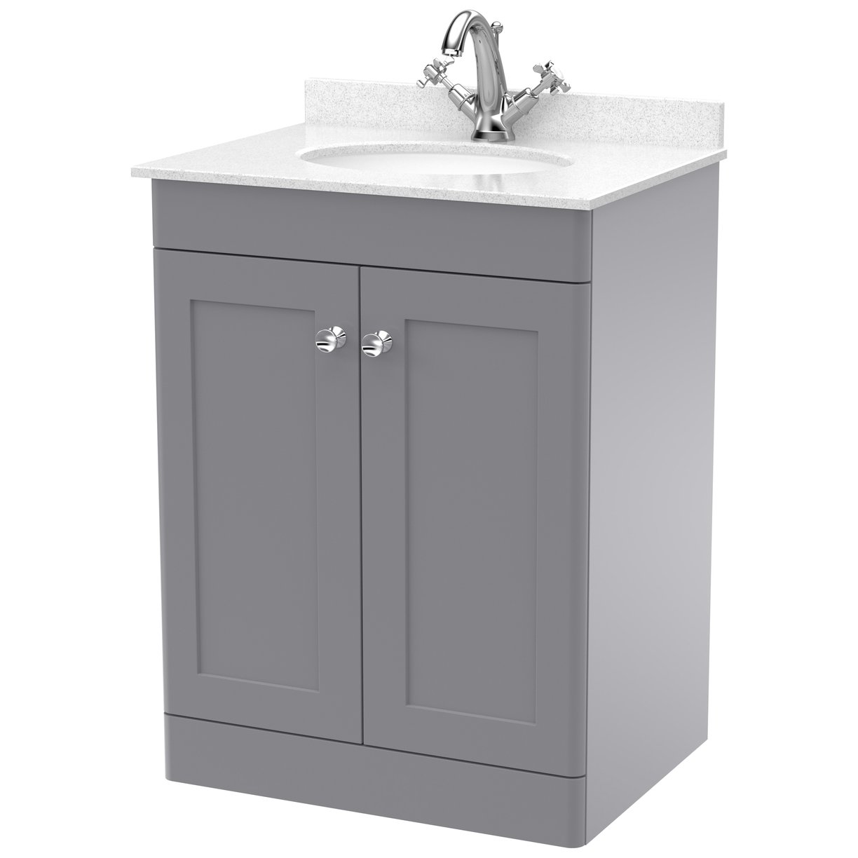 600 F/S 2-Door Unit & Marble Top 1TH