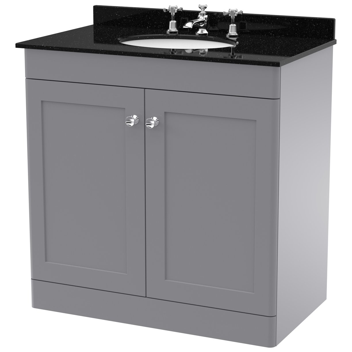 800 F/S 2-Door Unit & Marble Top 3TH