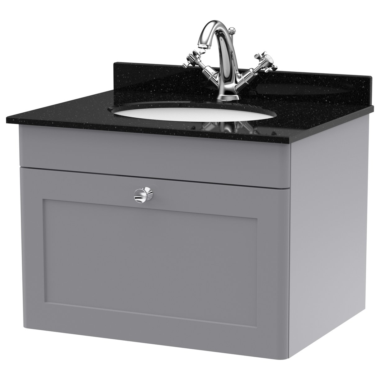600 W/H 1-Drawer Unit & Marble Top 1TH