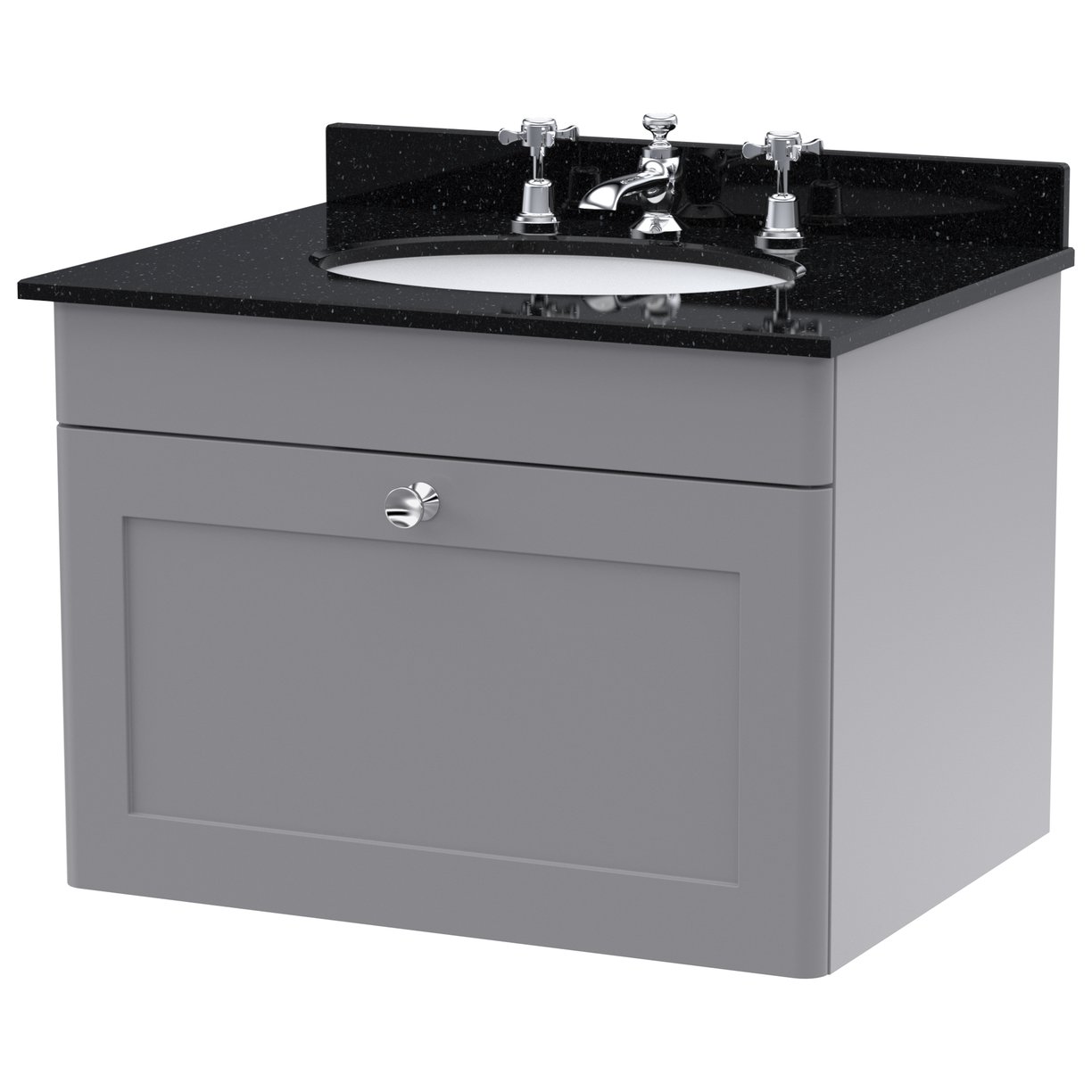 600 W/H 1-Drawer Unit & Marble Top 3TH