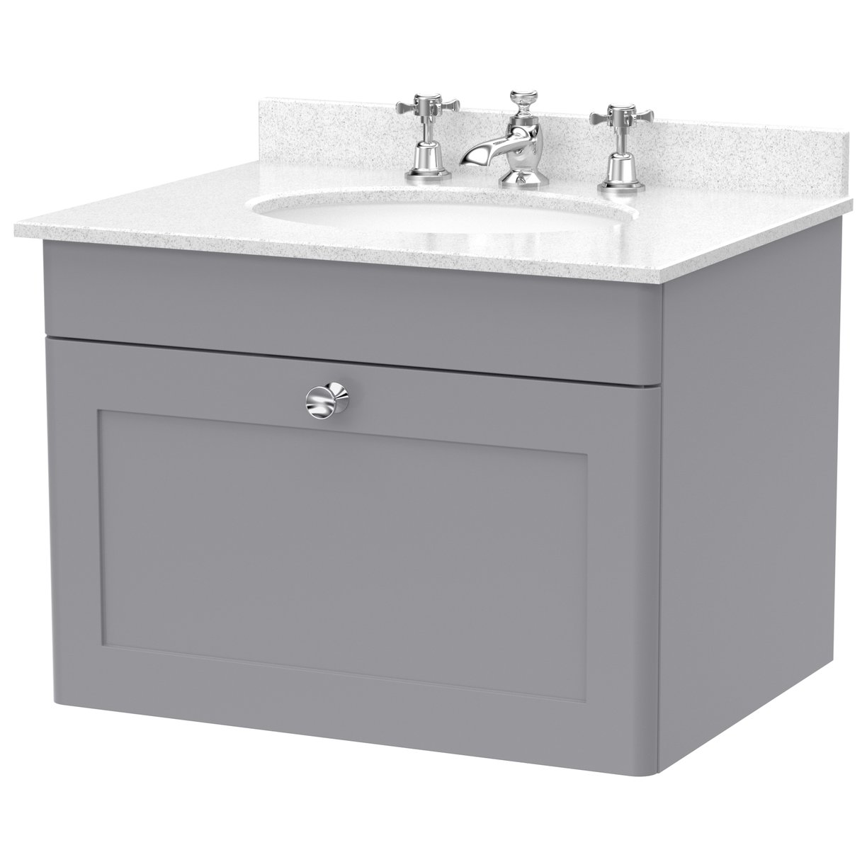 600 W/H 1-Drawer Unit & Marble Top 3TH