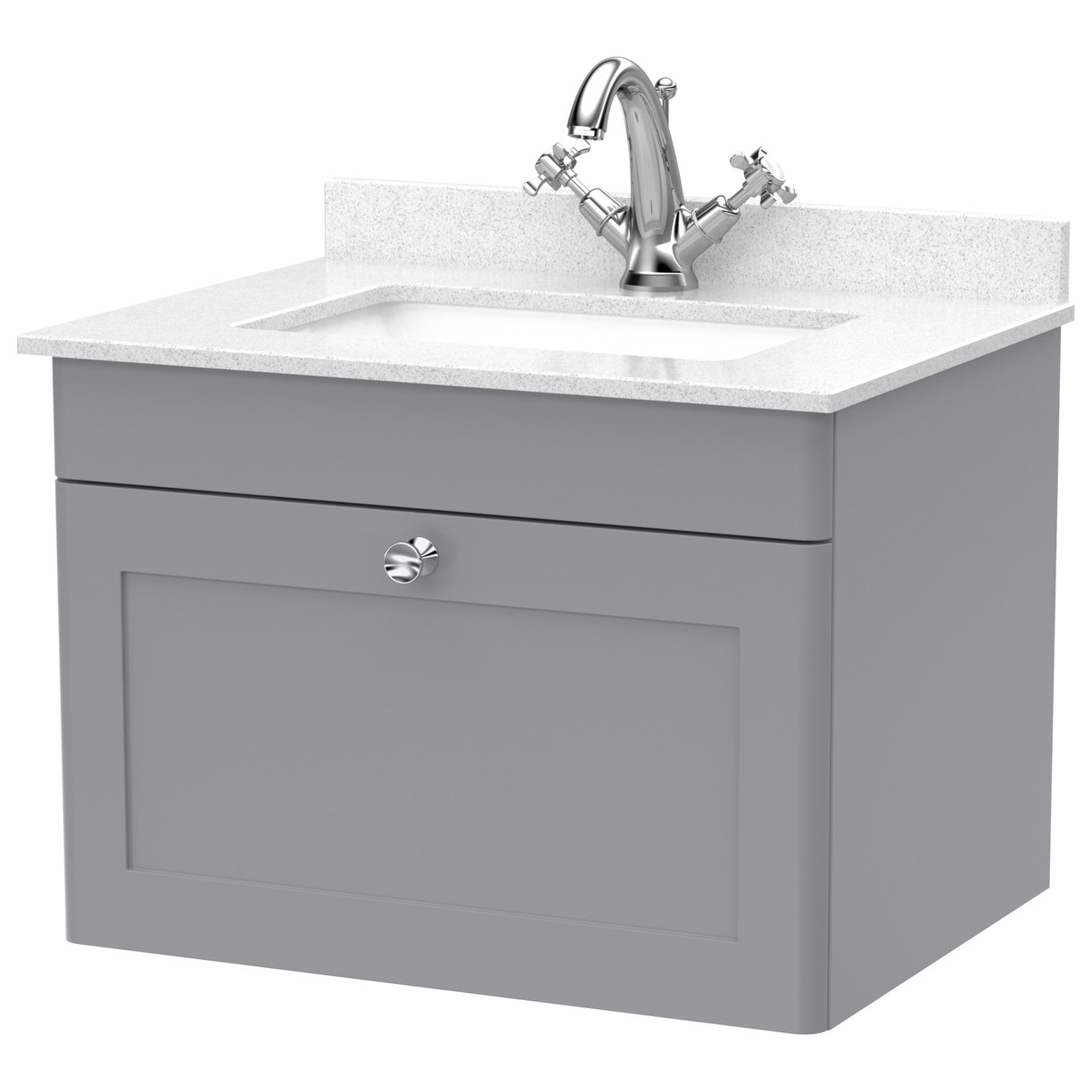 600 W/H 1-Drawer Unit & Marble Top 1TH