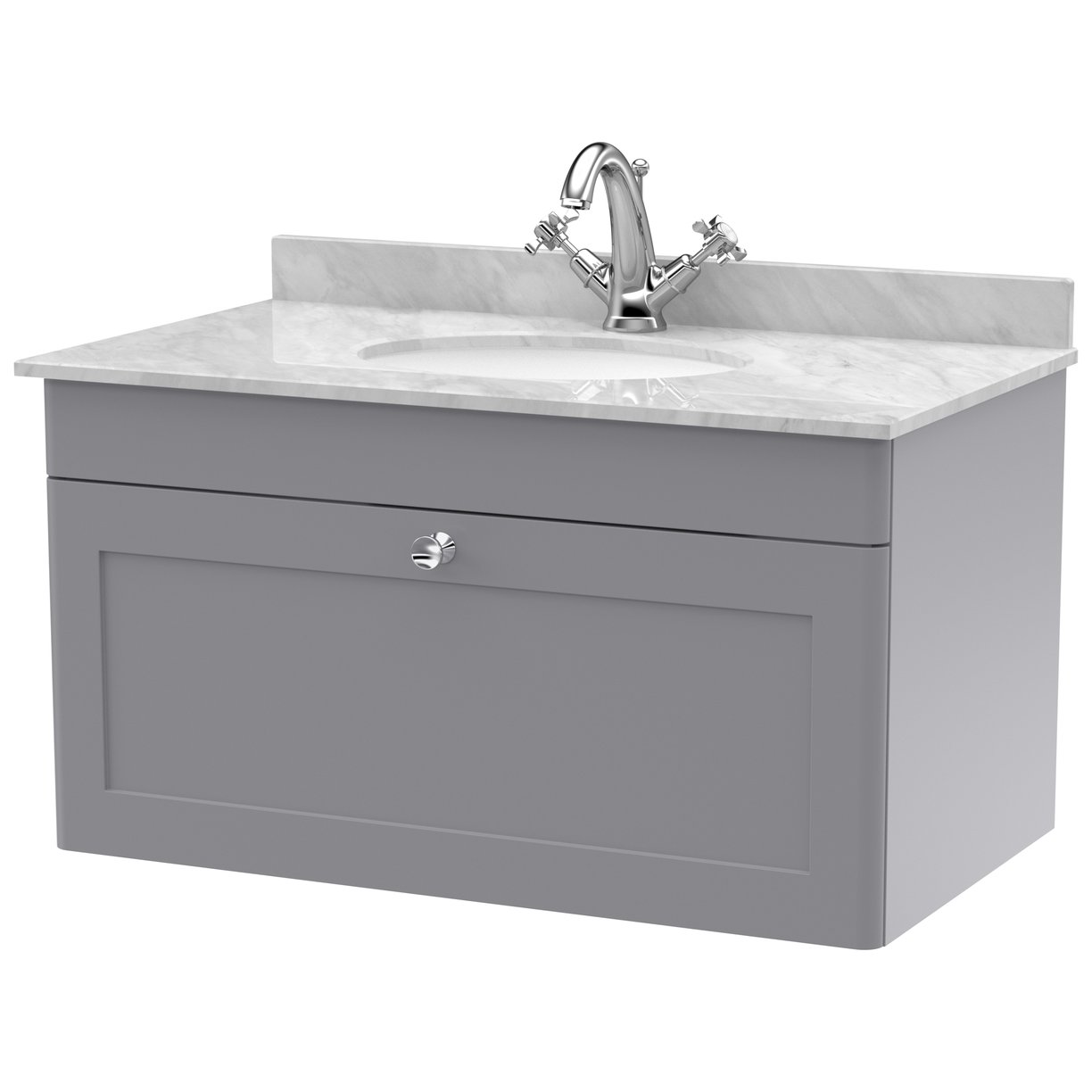 800 W/H 1-Drawer Unit & Marble Top 1TH