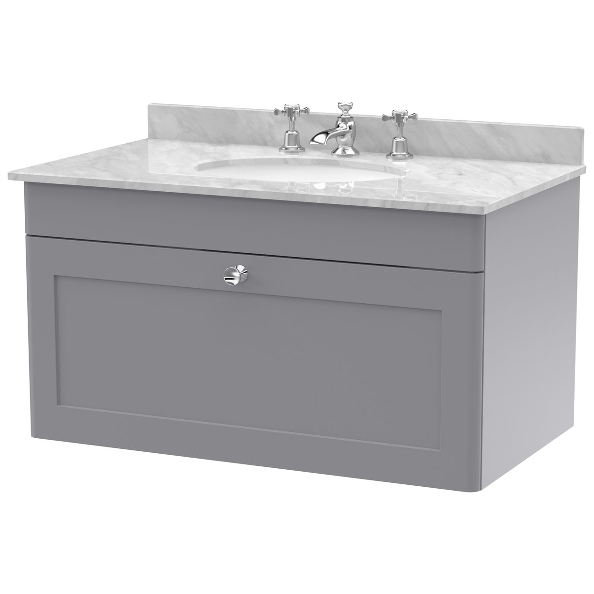 800 W/H 1-Drawer Unit & Marble Top 3TH