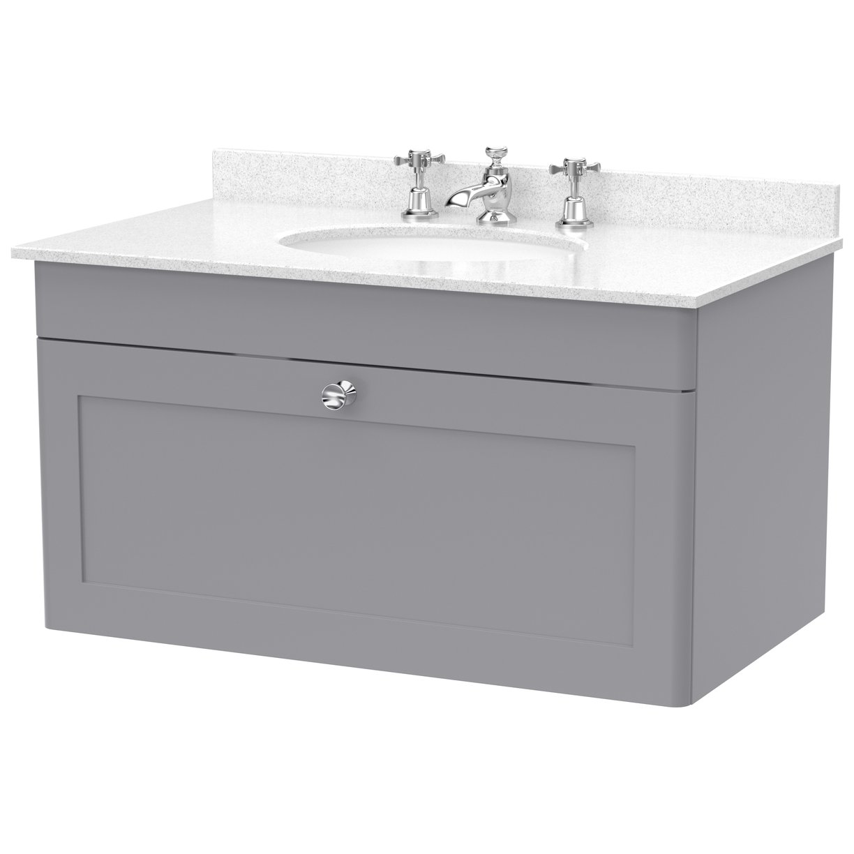 800 W/H 1-Drawer Unit & Marble Top 3TH