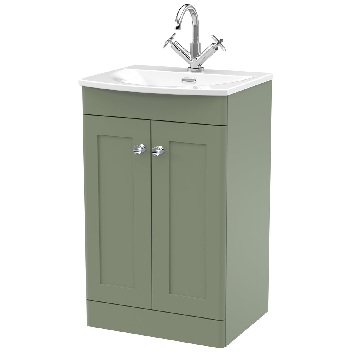 500 Floor Standing Unit With Curved Basin