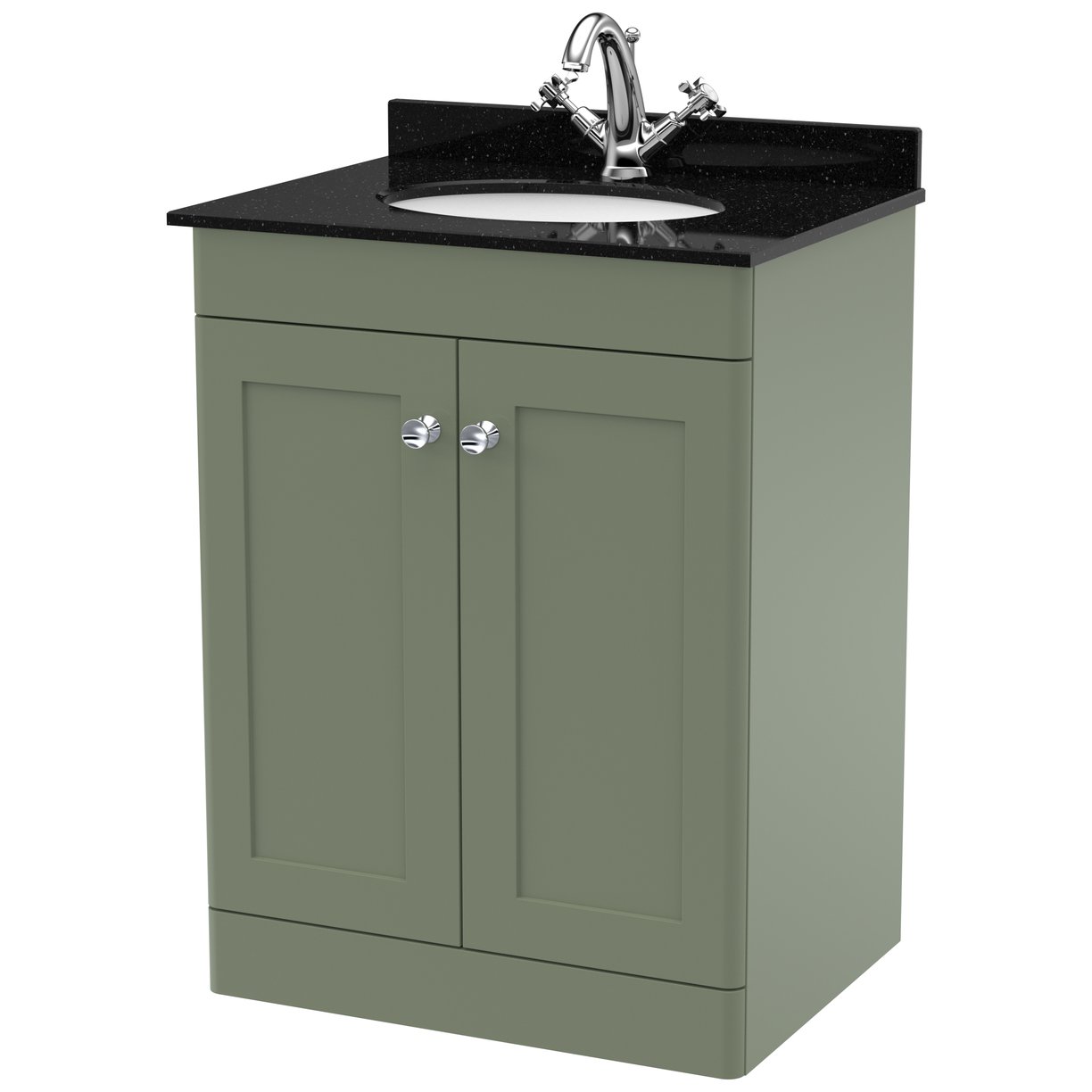 600 F/S 2-Door Unit & Marble Top 1TH