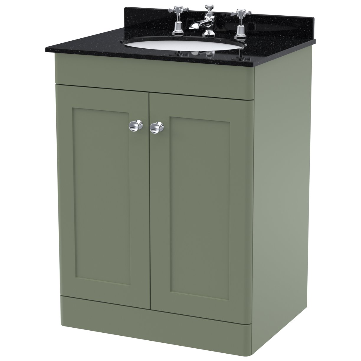 600 F/S 2-Door Unit & Marble Top 3TH