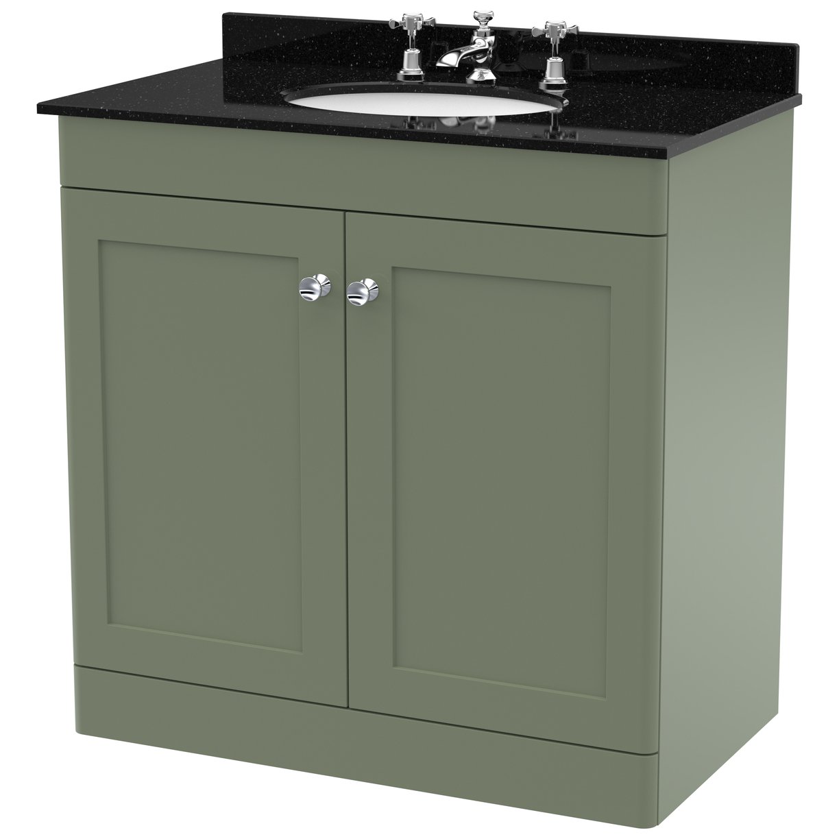800 F/S 2-Door Unit & Marble Top 3TH