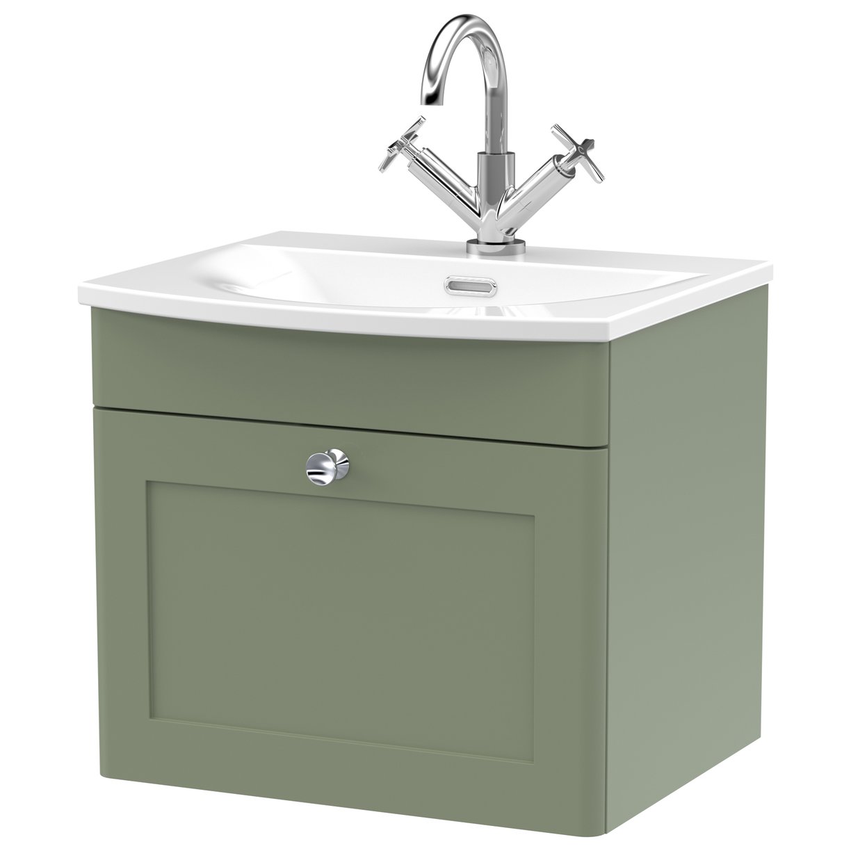 500 Wall Hung Unit With Curved Basin