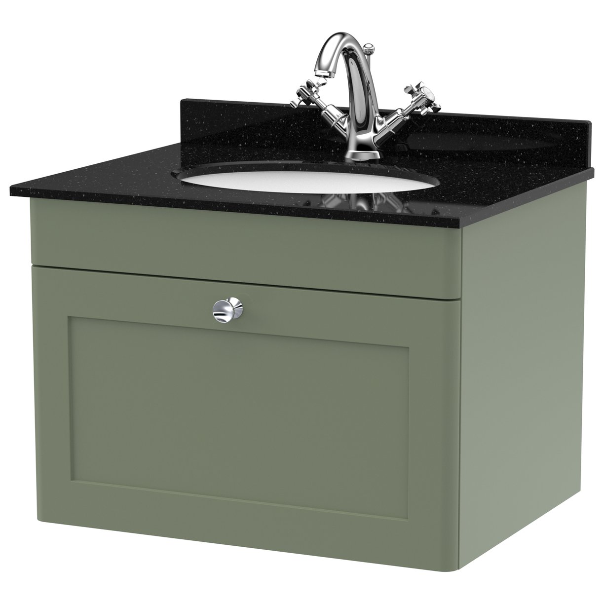 600 W/H 1-Drawer Unit & Marble Top 1TH