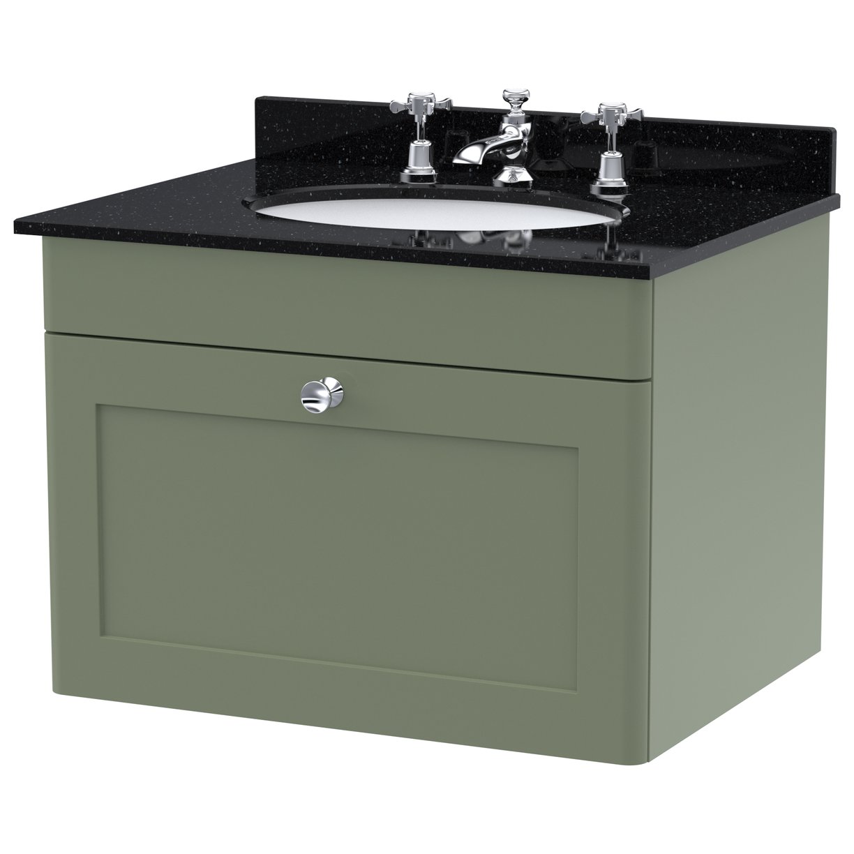 600 W/H 1-Drawer Unit & Marble Top 3TH