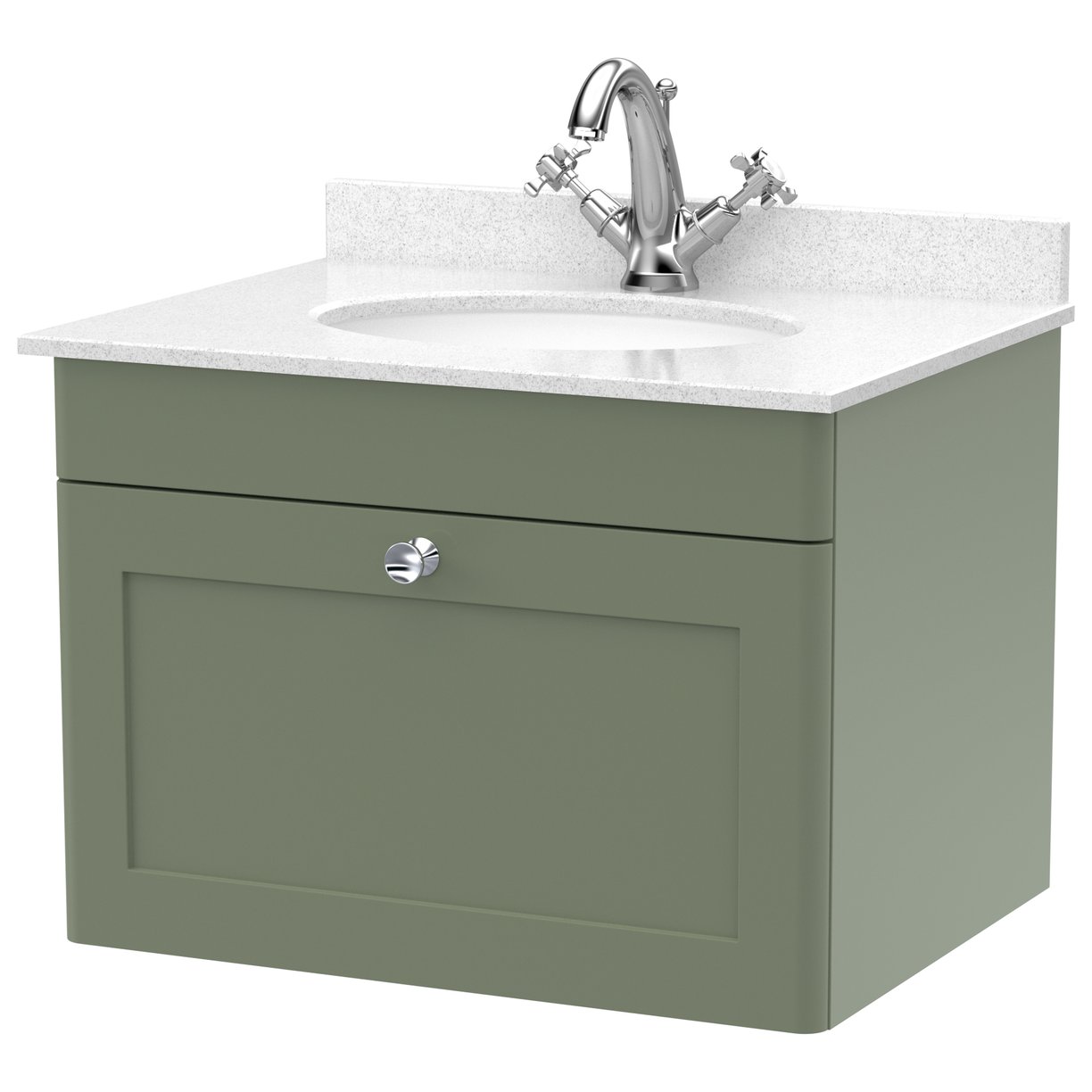 600 W/H 1-Drawer Unit & Marble Top 1TH