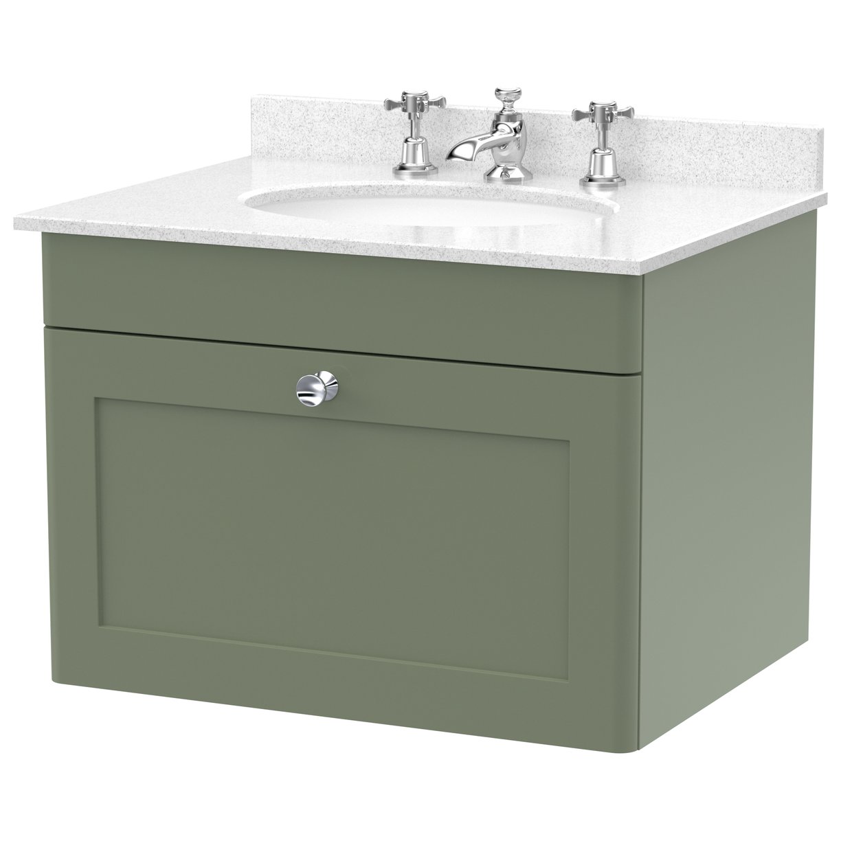 600 W/H 1-Drawer Unit & Marble Top 3TH