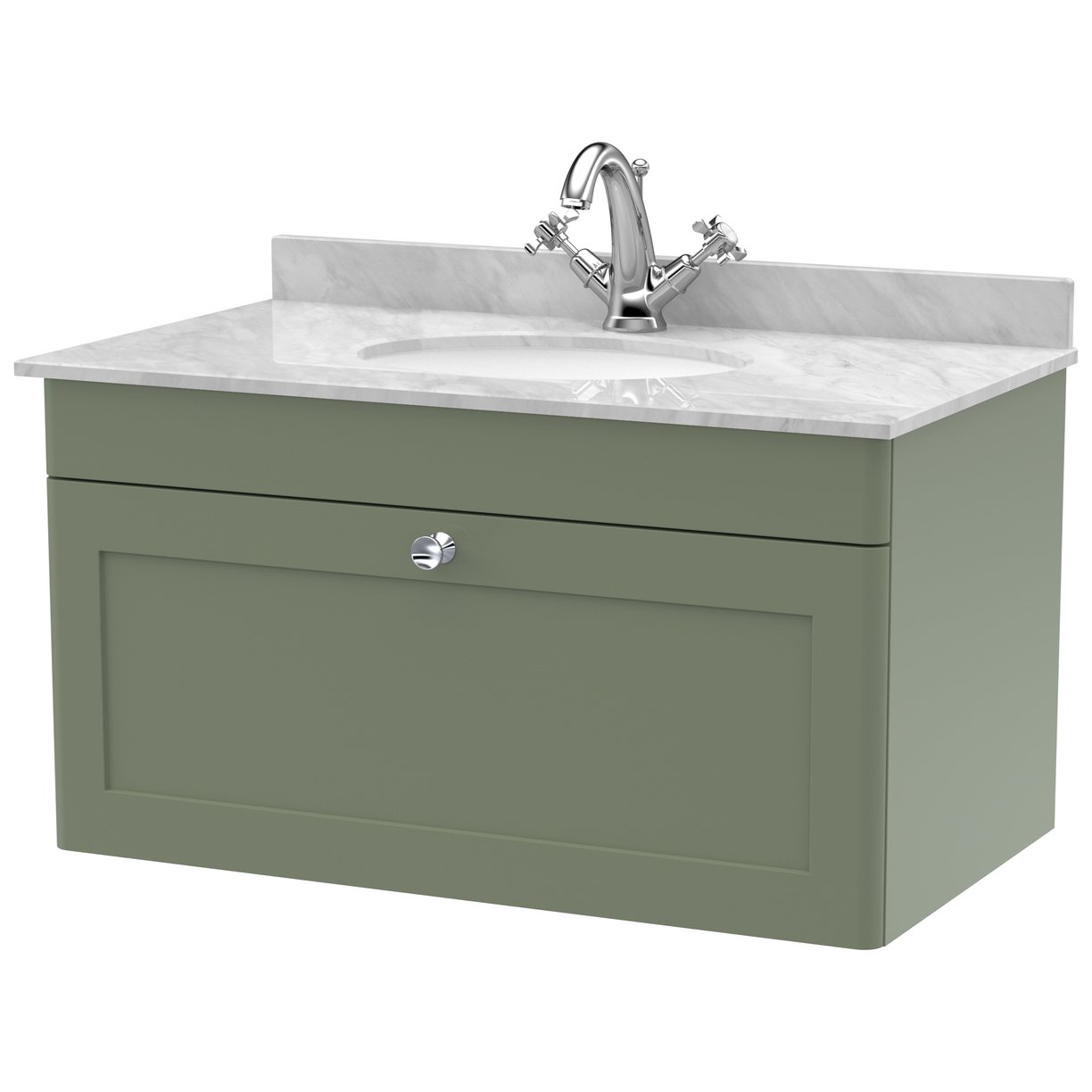 800 W/H 1-Drawer Unit & Marble Top 1TH