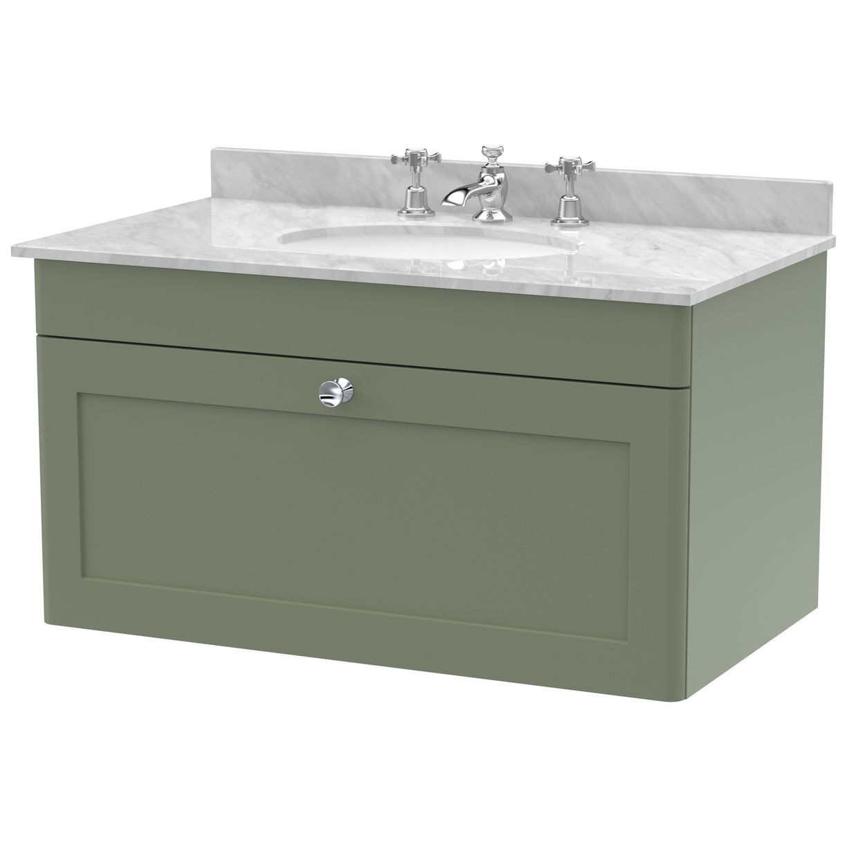 800 W/H 1-Drawer Unit & Marble Top 3TH