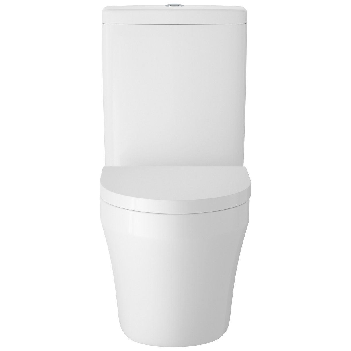 Luna Flush To Wall Wc And Seat - White