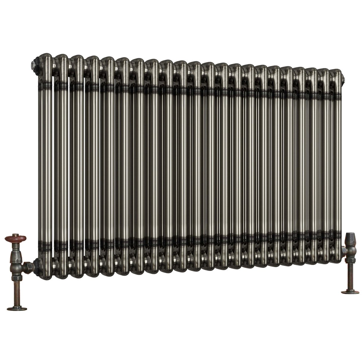 Column Designer Radiator 2 col 600 x 988mm 22 Sections Raw Metal
