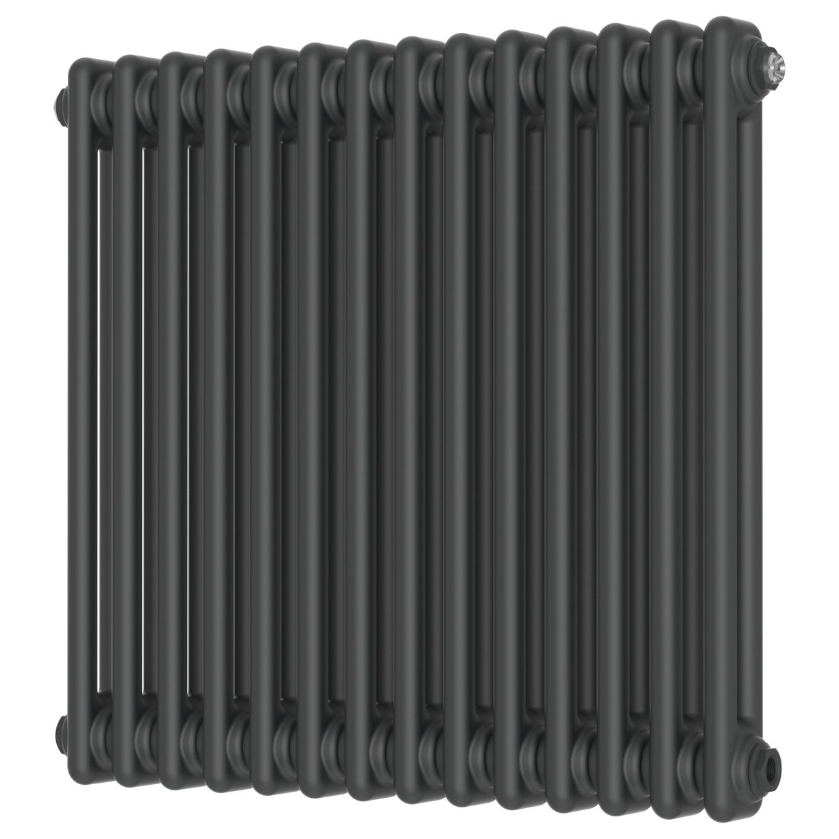 Column Designer Radiator 2 col 600 x 650mm 14 Sections Anthracite