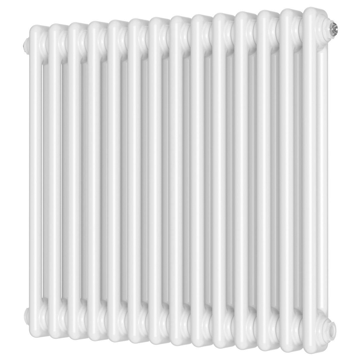Column Designer Radiator 2 col 600 x 650mm 14 Sections White