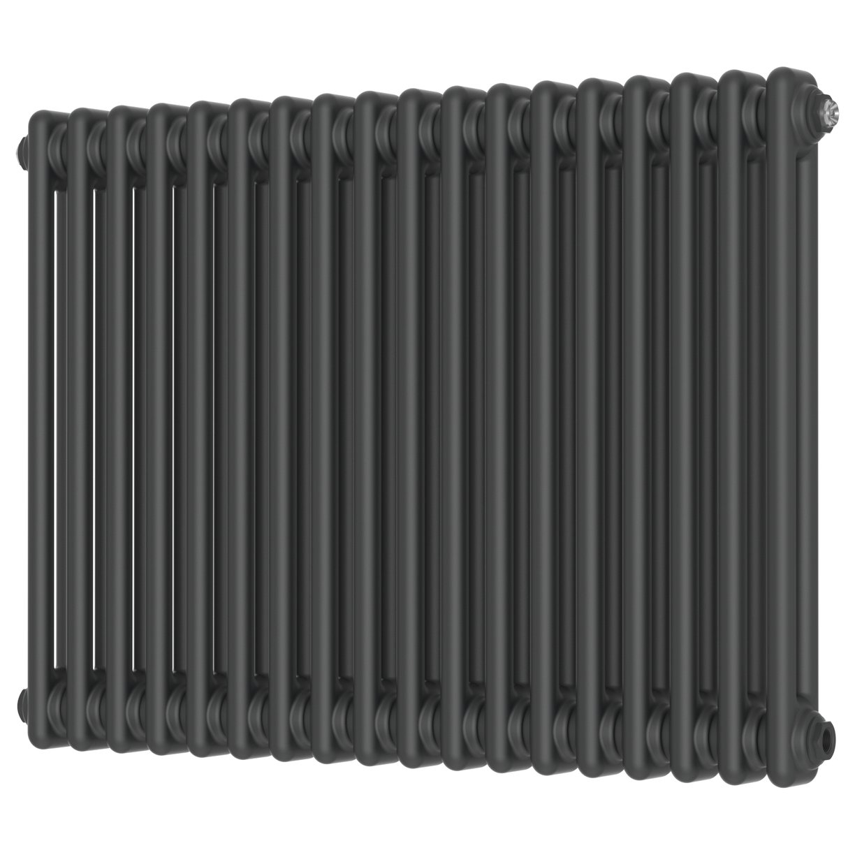 Column Designer Radiator 2 col 600 x 830mm 18 Sections Anthracite